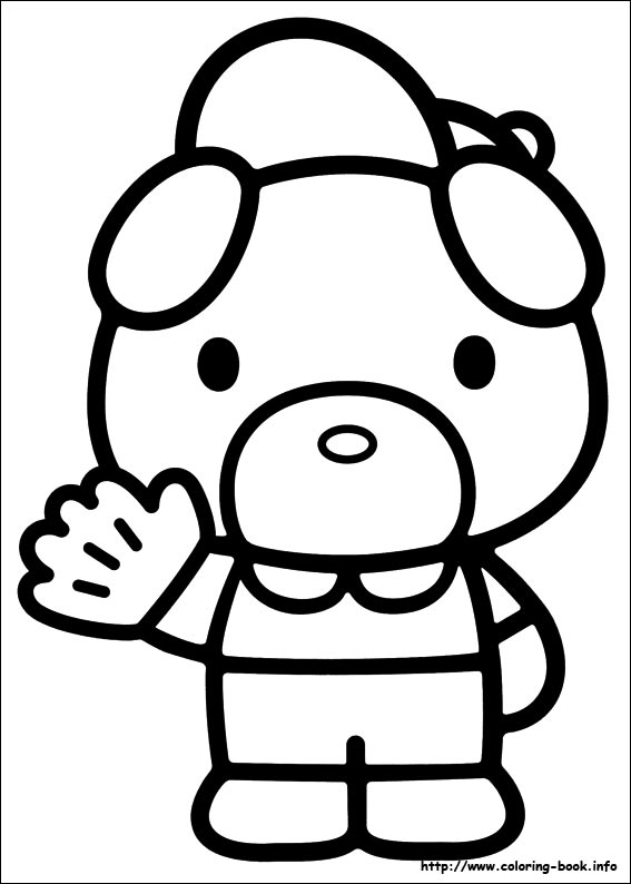 Hello Kitty coloring picture